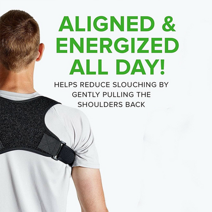 Posture Corrector Back and Shoulder Brace, Adjustable Support Belt for Men and Women