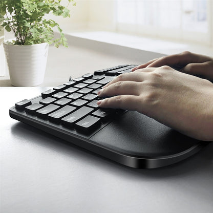 Ergonomic Split Wired USB Keyboard, Natural Layout for Mac PC Laptop