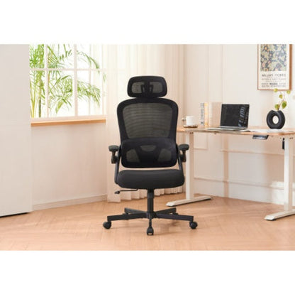 Ergonomic Office Chair High Back Mesh, Adjustable Lumbar Support Computer Desk Chair for Home Office