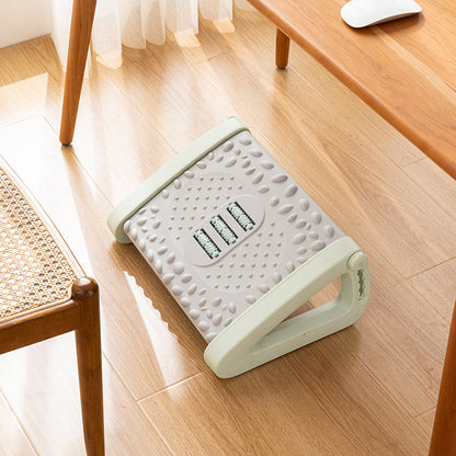 Office Footrest with Massage Surface, Under Desk Foot Rest Cushion for Comfort and Leg Circulation