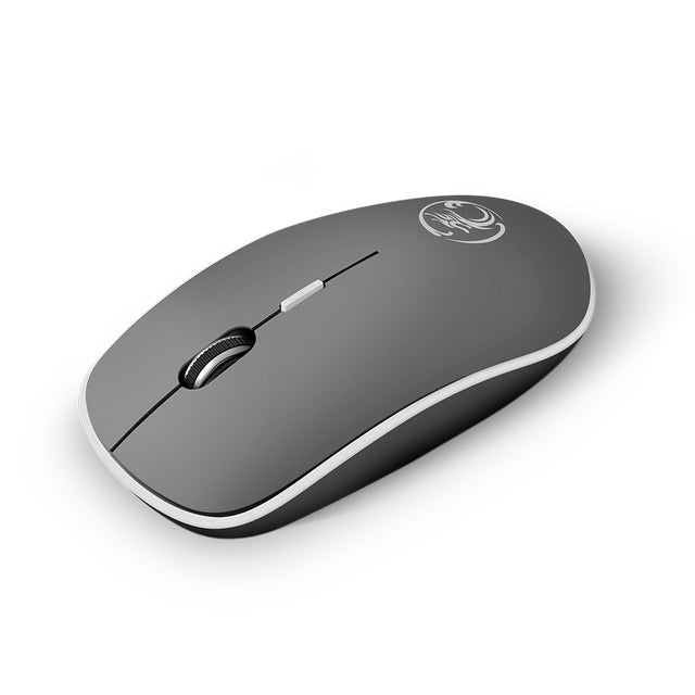 Wireless Ergonomic Optical Mouse for Home Office, USB Right Hand Comfortable Mouse for PC Mac