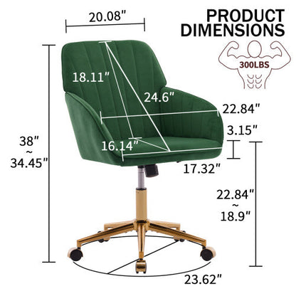 Ergonomic Office Chair with Lumbar Support, Adjustable Swivel Mesh Desk Chair for Home Office Computer
