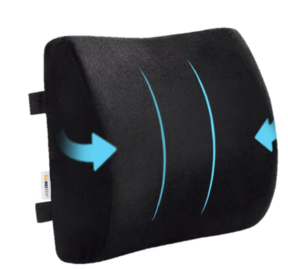 Ergonomic Hip Cushion for Office Chair, Memory Foam Alignment Pillow for Long Sitting Sessions
