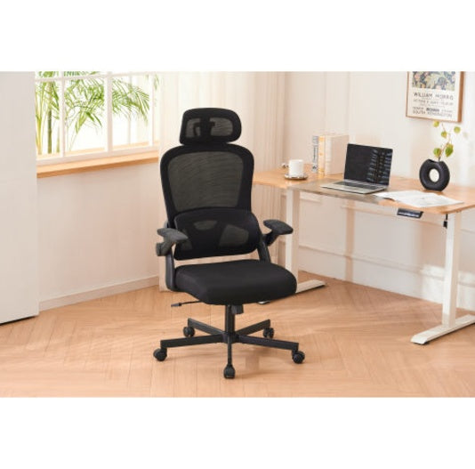 Ergonomic Office Chair High Back Mesh, Adjustable Lumbar Support Computer Desk Chair for Home Office