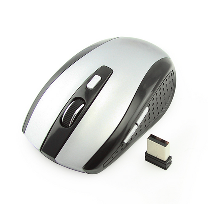 Wireless USB Computer Mouse, Plug and Play Optical Mouse for PC Mac Laptop Chromebook Home Office