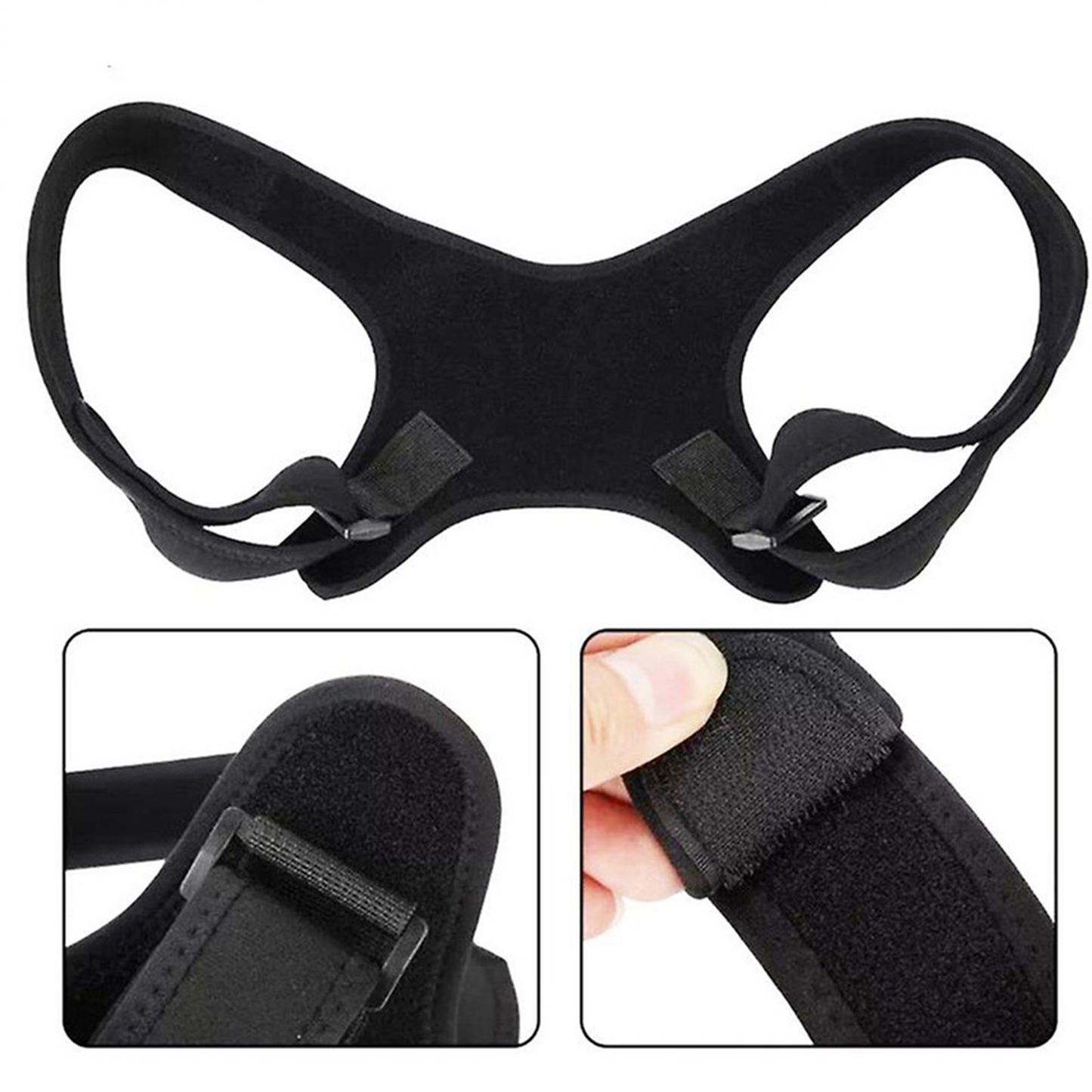 Posture Corrector Back and Shoulder Brace, Adjustable Support Belt for Men and Women